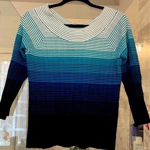 NWT ombre blue sweater